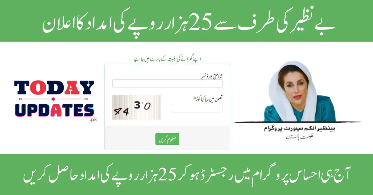 8171 Ehsaas Program 25000 Online Registration New Method 2025-26