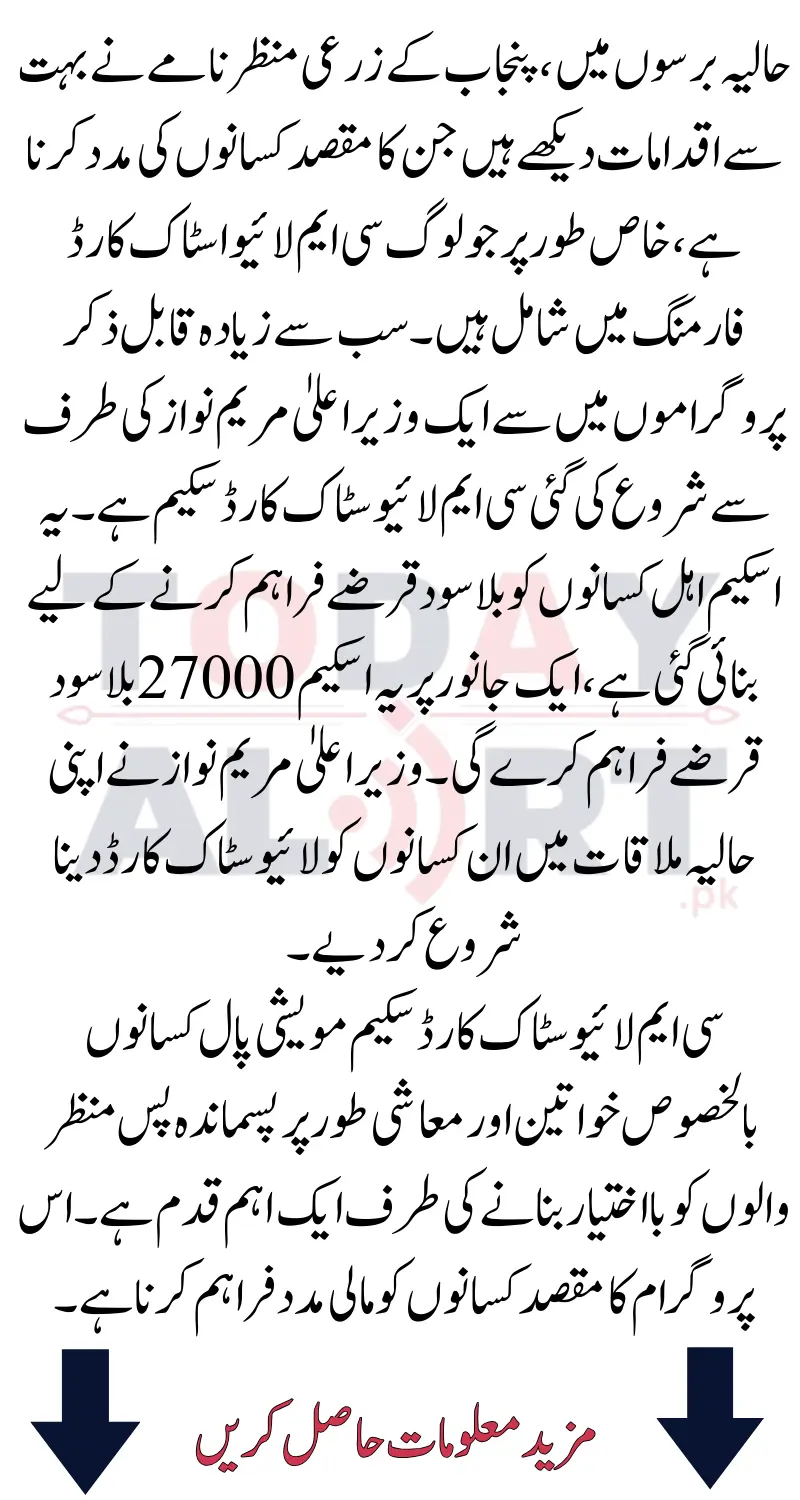 What is the CM Livestock Card Scheme