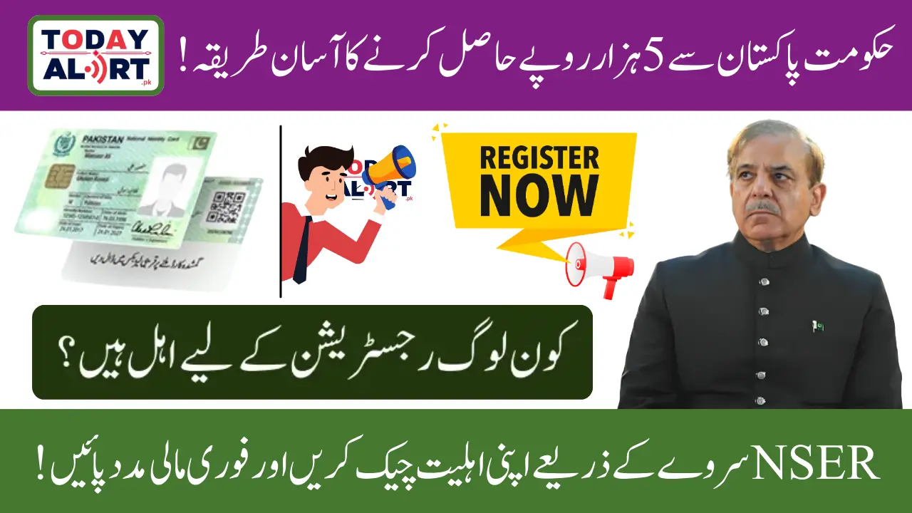 How to Register for 9999 Online Check 5000 NADRA Through NSER Survey - Complete Guide