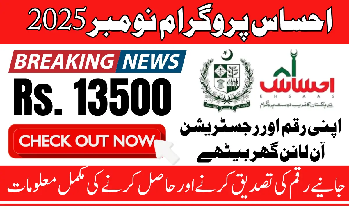 8171 Ehsaas Program Payments November 2025 Check Your Status, Amount, And Registration Online